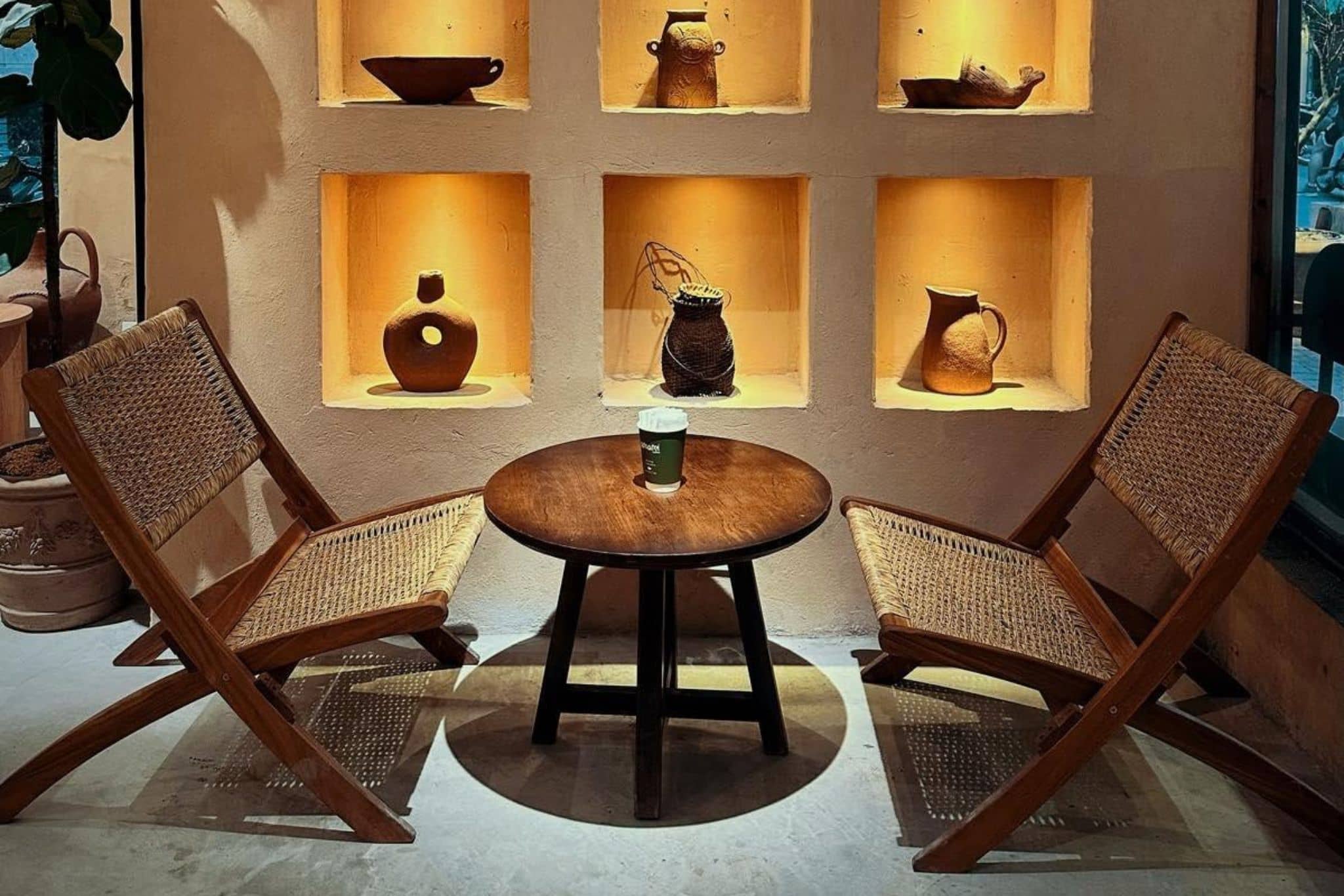 Trang trí quán cafe phong cách rustic